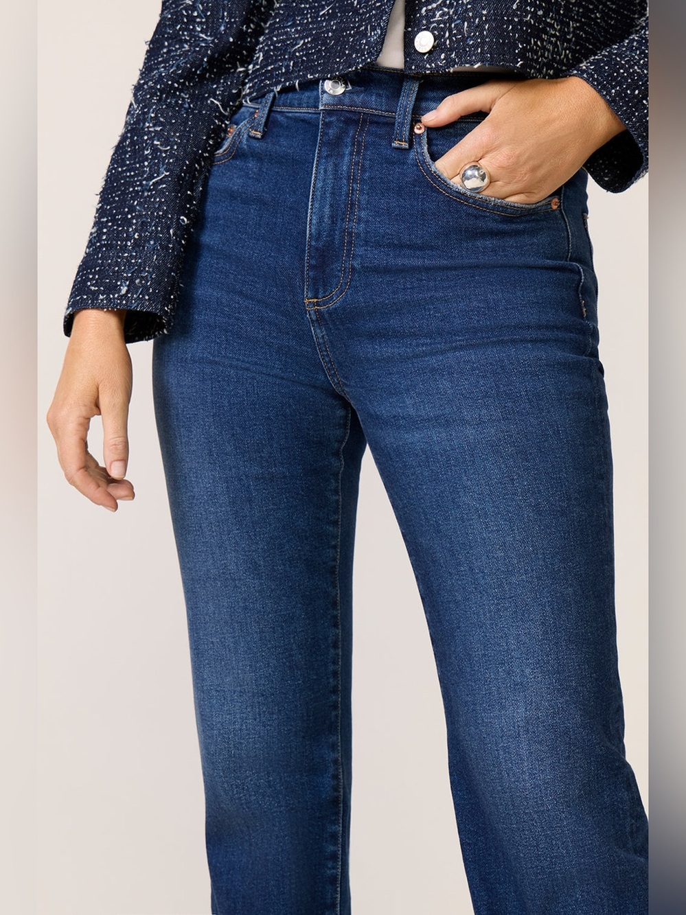 Pistola Evie High Rise Slim Bootcut Jean 24 00 Penthouse blue stretch high rise - Picture 3 of 15